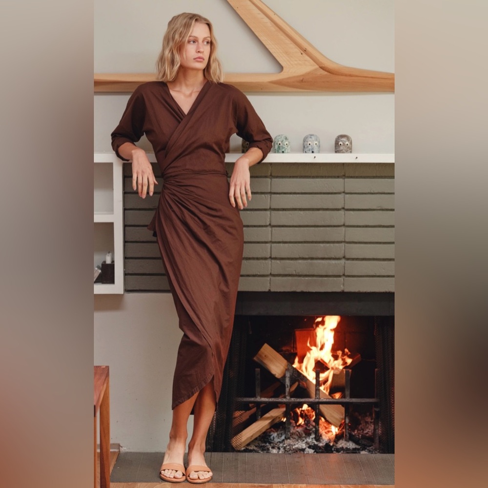 Kaleigh faux wrap dress
